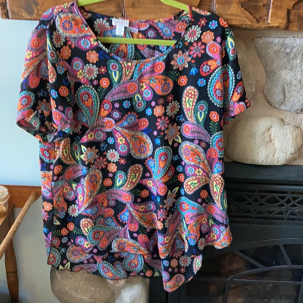 Women’s paisley top